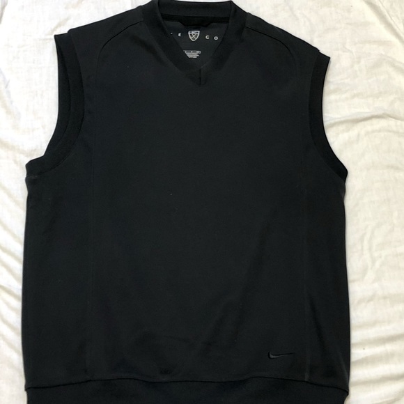 black nike vest mens